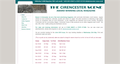 Desktop Screenshot of cirencester-scene.co.uk